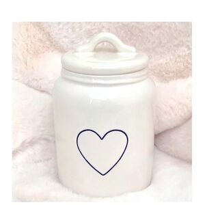 NEW Rae Dunn Baby Black Heart Canister 🖤